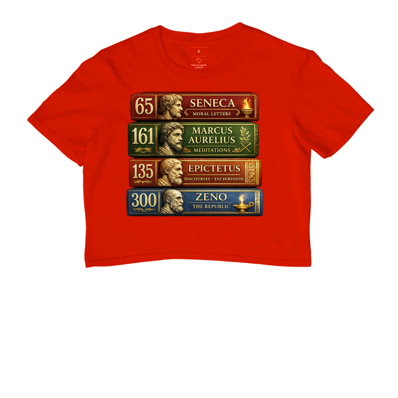 Camiseta Estoicismo "Stoic Library" - Imagem 7