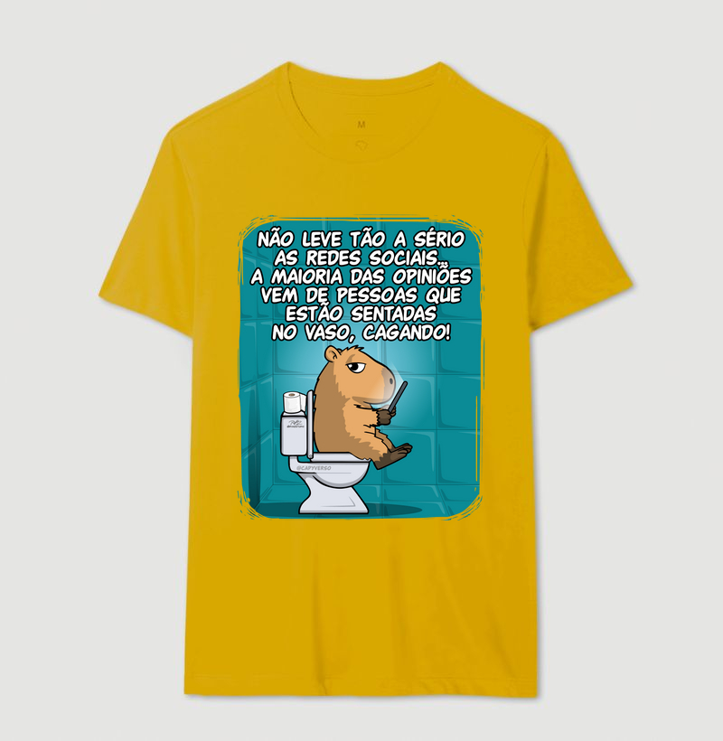 Camiseta Capivara Banheiro - Imagem 14