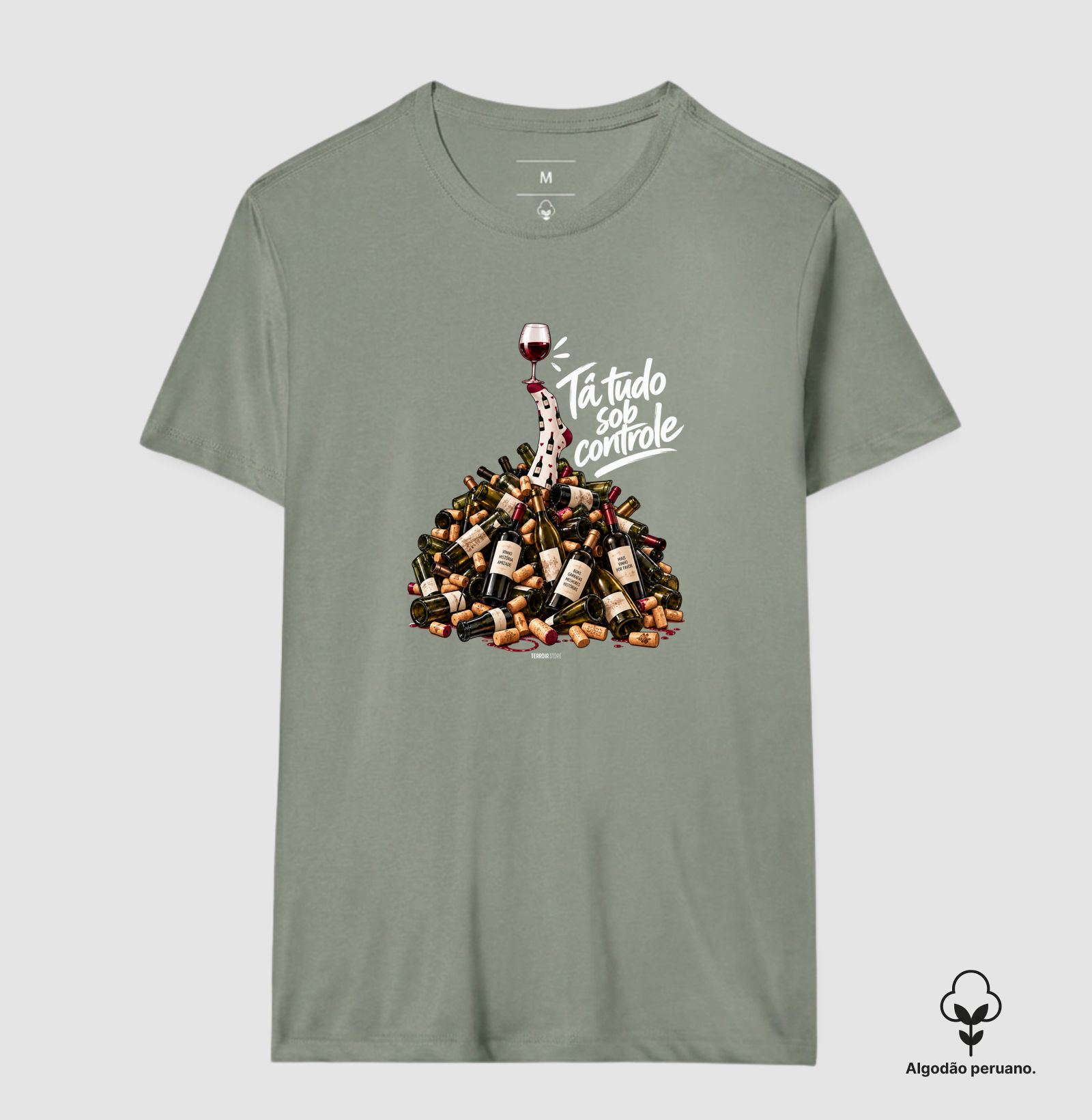 Camiseta “Entre Garrafas e Histórias” – Wine Mood - Imagem 8