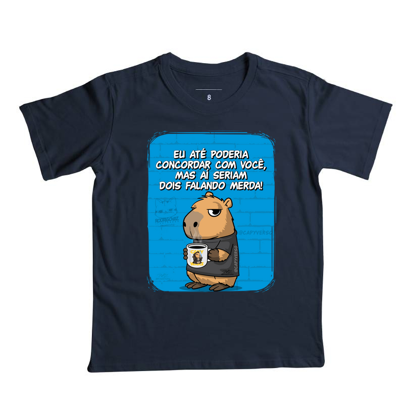 Camiseta Capivara Falando Merda - Imagem 5