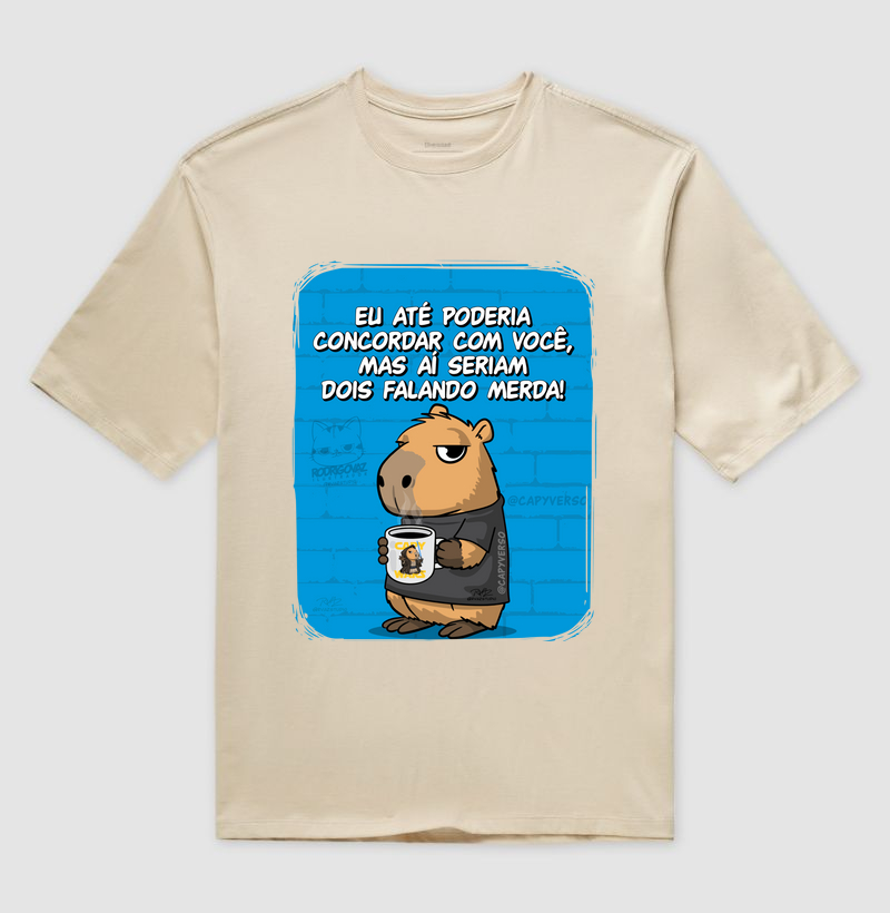 Camiseta Capivara Falando Merda - Imagem 3