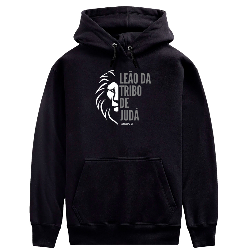 Moletom c/ capuz - Leão da Tribo de Judá