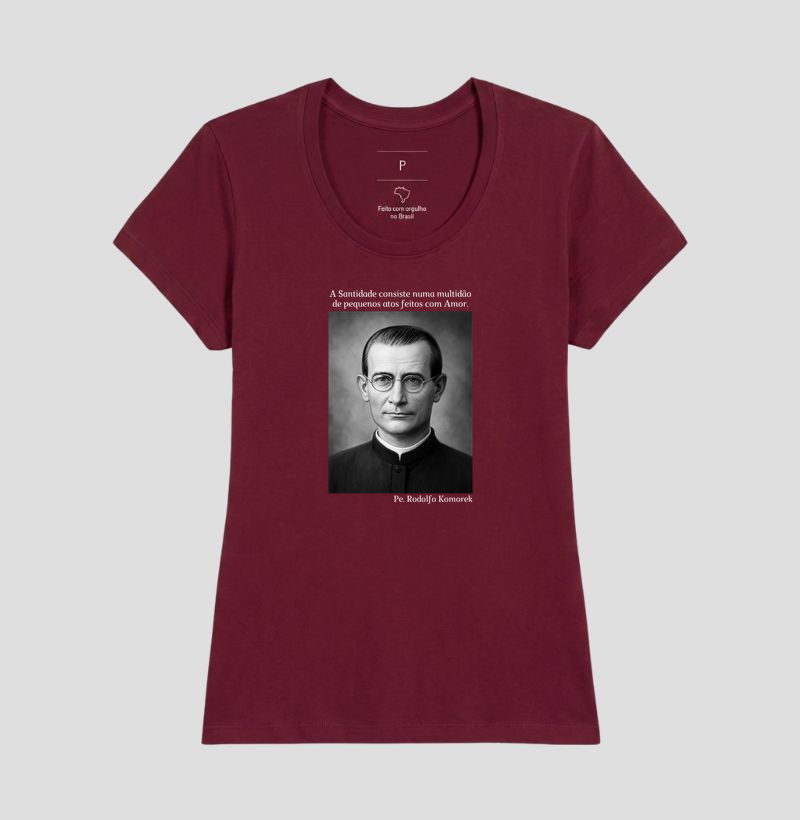 Camiseta Pe. Rodolfo Komorek (Preto e Branco) - Imagem 17
