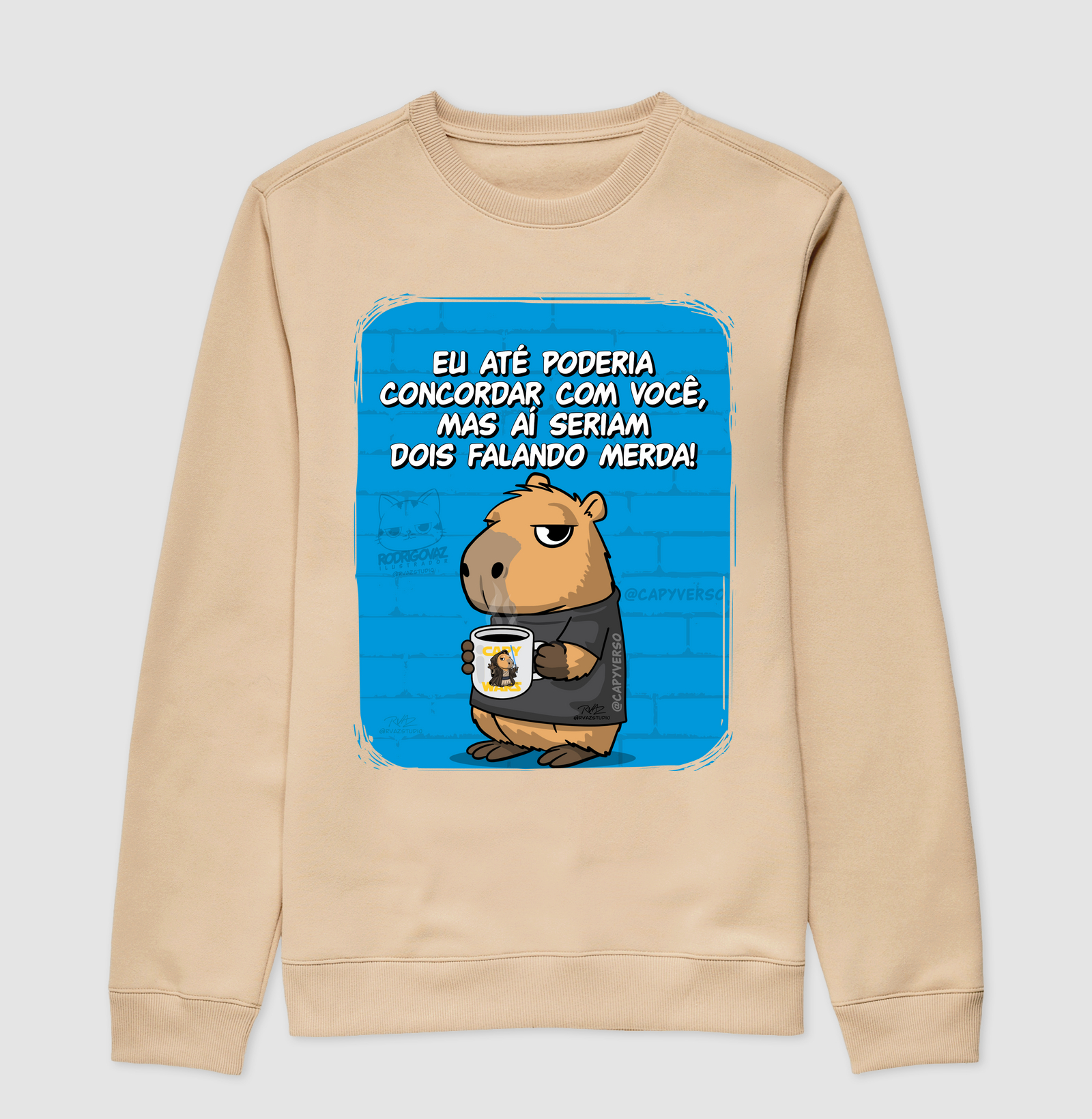 Camiseta Capivara Falando Merda - Imagem 3