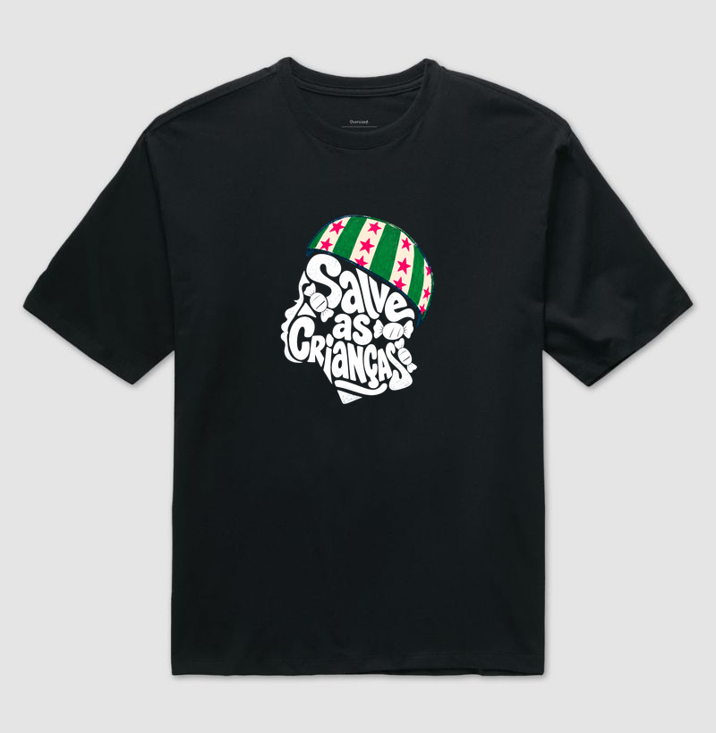 Camiseta Oversized Salve as crianças - Imagem 2