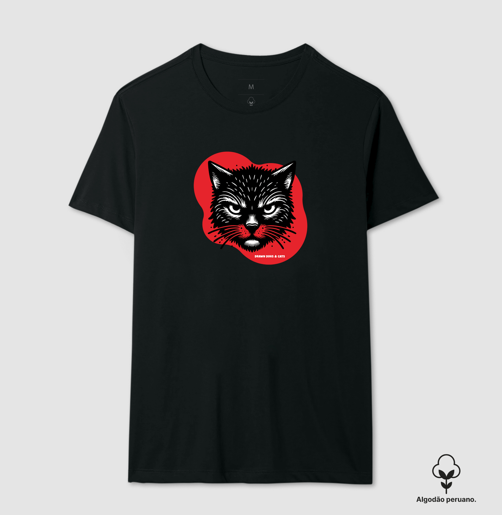 Gato preto e fundo vermelho - Imagem 6