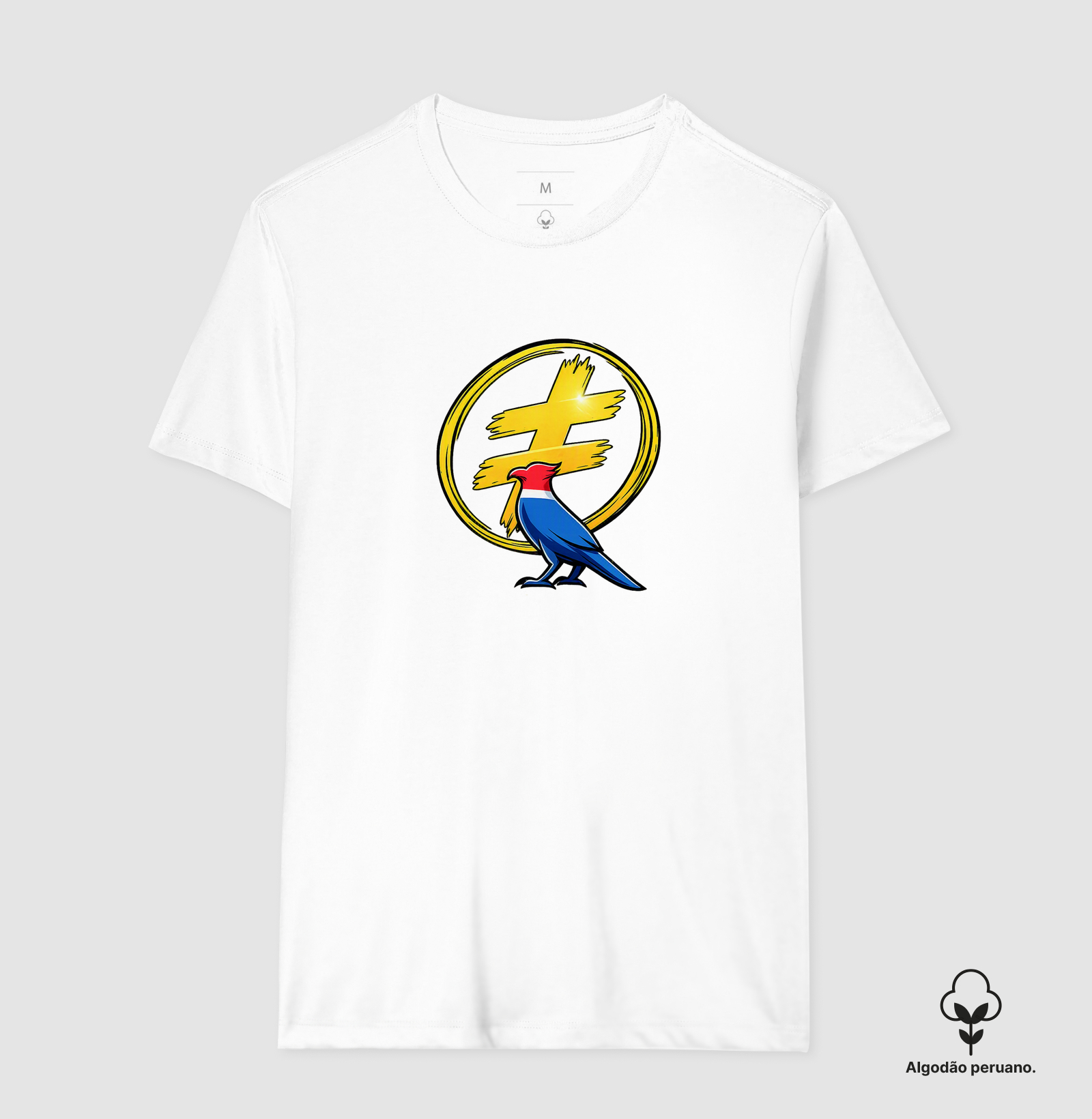 Camiseta com estampa “≠” e pássaro colorido — símbolo de diversidade e liberdade. Um manifesto de orgulho e inclusão para quem acredita na força das diferenças. - Imagem 3