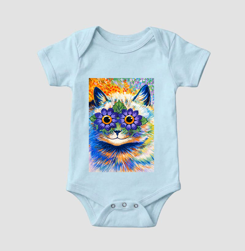 Psychedelic Flower Cat -  Louis Wain - Imagem 4