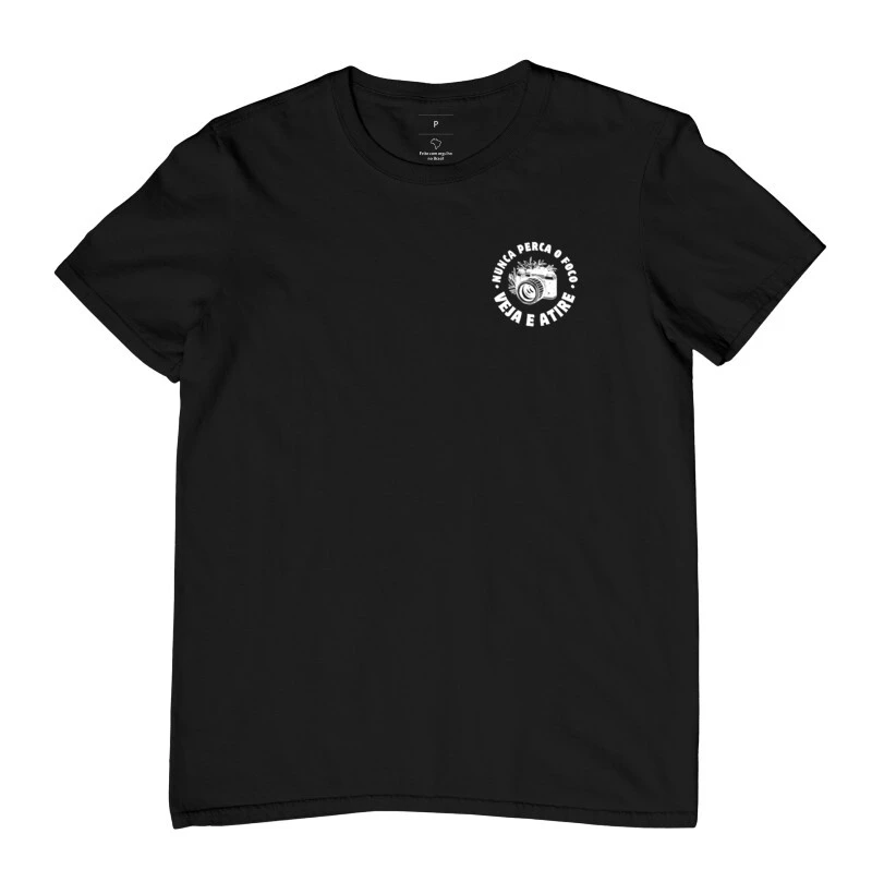 camiseta nunca perca o foco veja e atire - Imagem 2