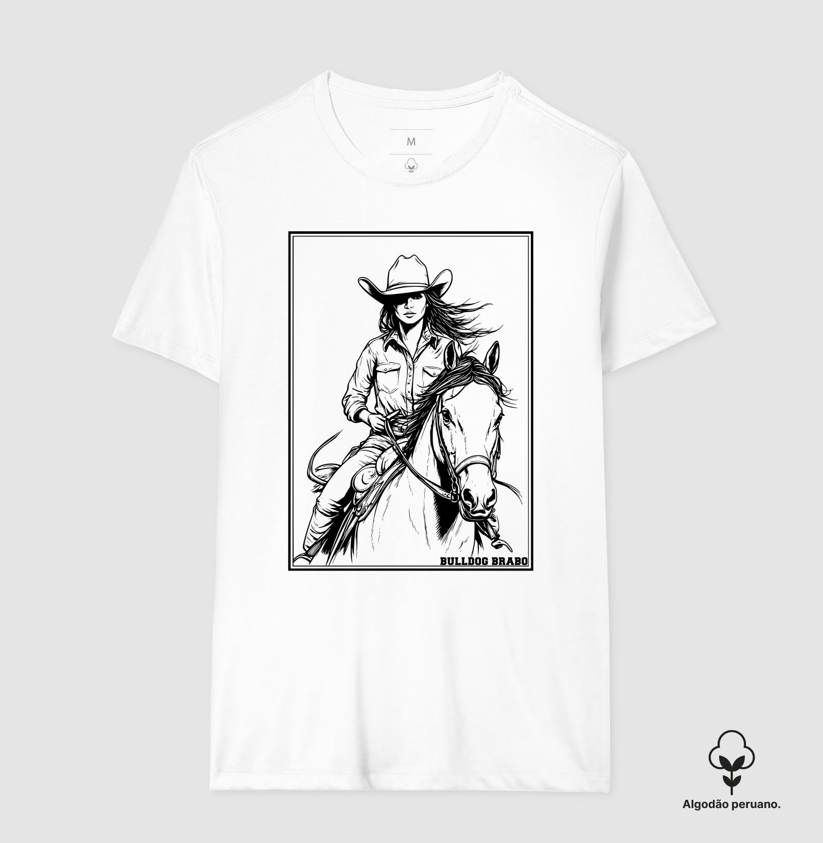 Quadro Cowgirl Bulldog Brabo - Imagem 3