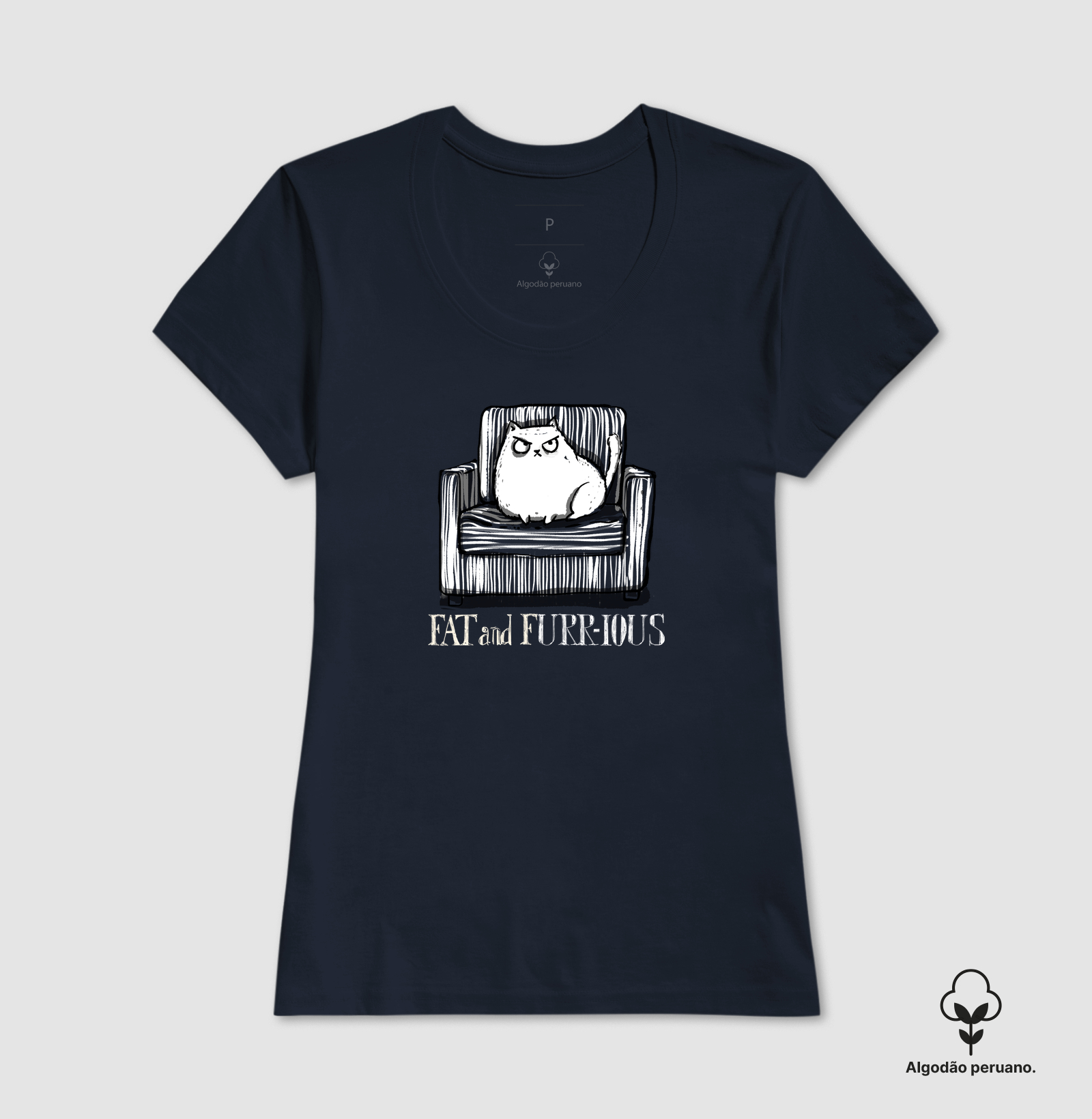 Camiseta Fat And Furr-ious Algodão Peruano - Imagem 5