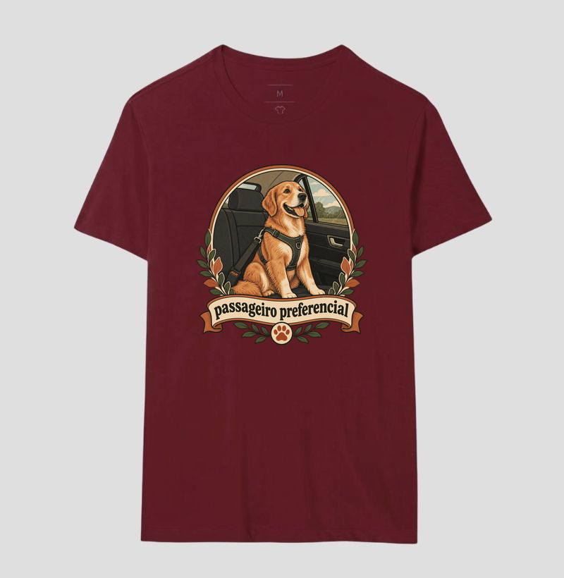 Camiseta Cachorro Carro "passageiro preferencial" | Pelo & Pano - Imagem 18