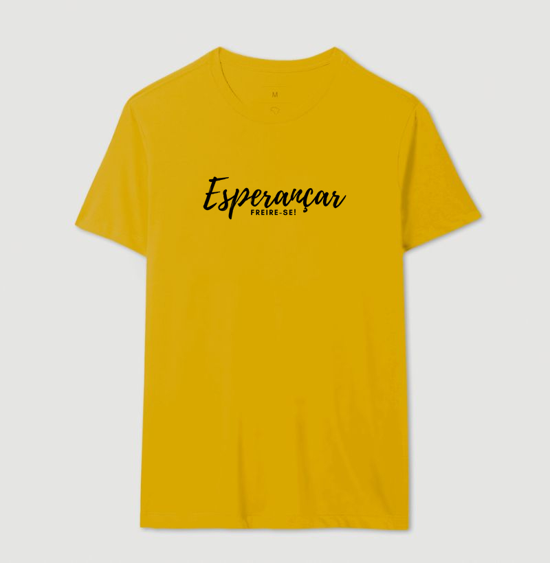 Camiseta Esperançar - Letras Pretas - Camiseta