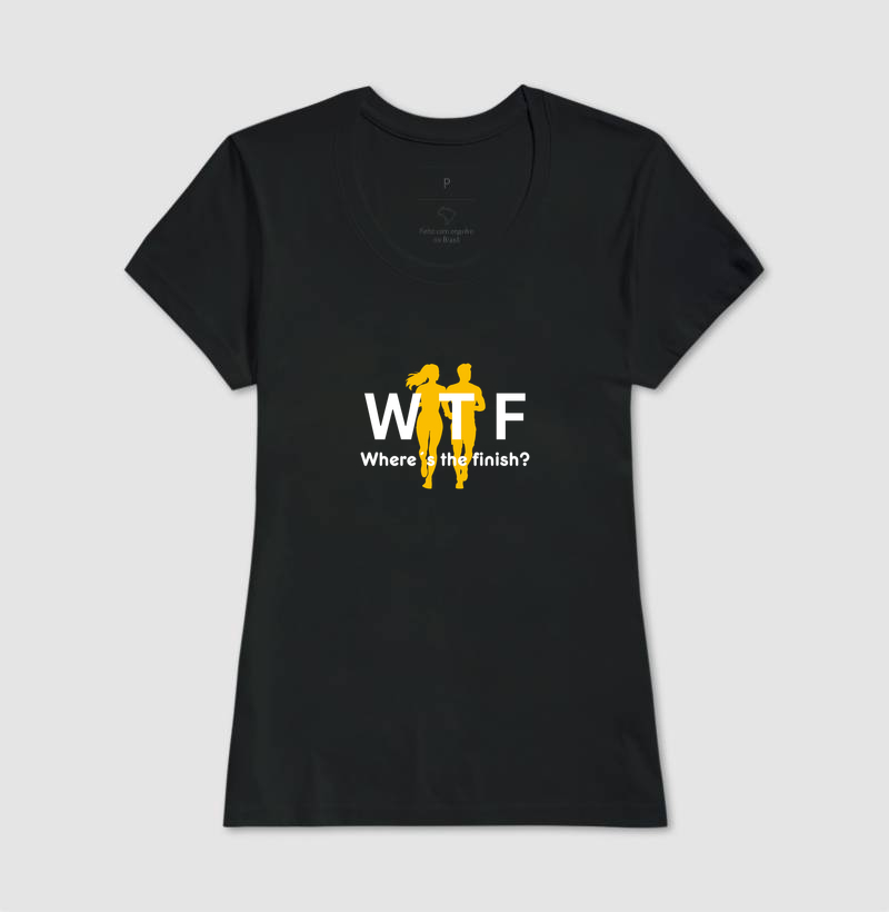 Camiseta WTF - TRN | Camiseta Fitness 100% Algodão Masculina e Feminina - Imagem 3