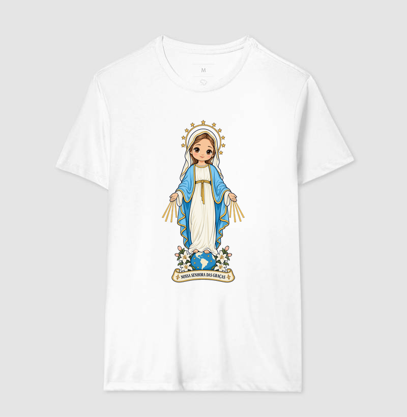 Nossa Senhora das Graças estilo chibi - Imagem 4
