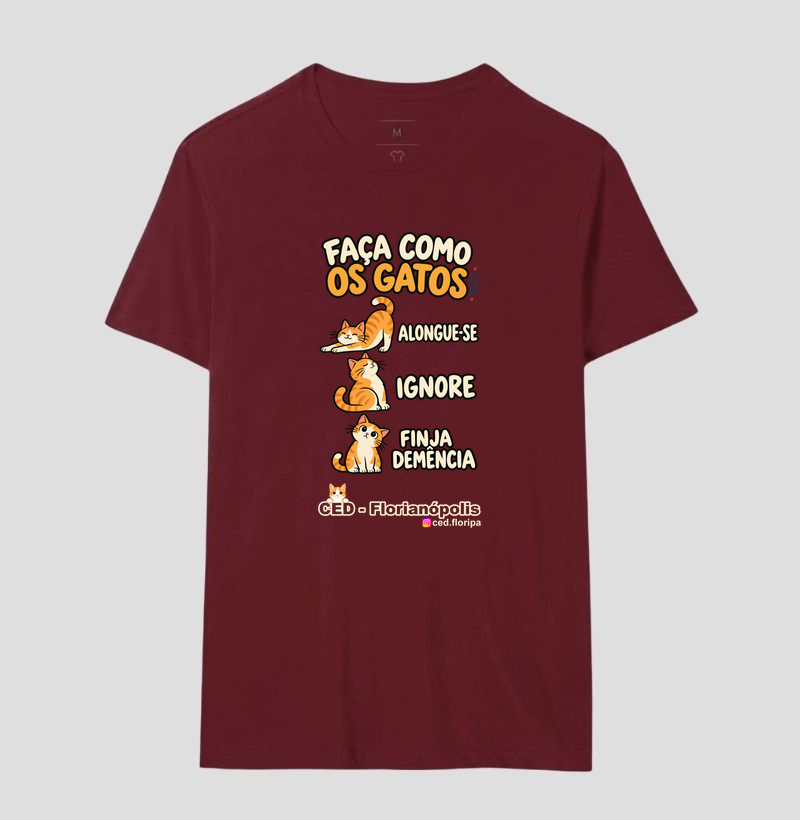 Camiseta Faça Como os Gatos - Imagem 12