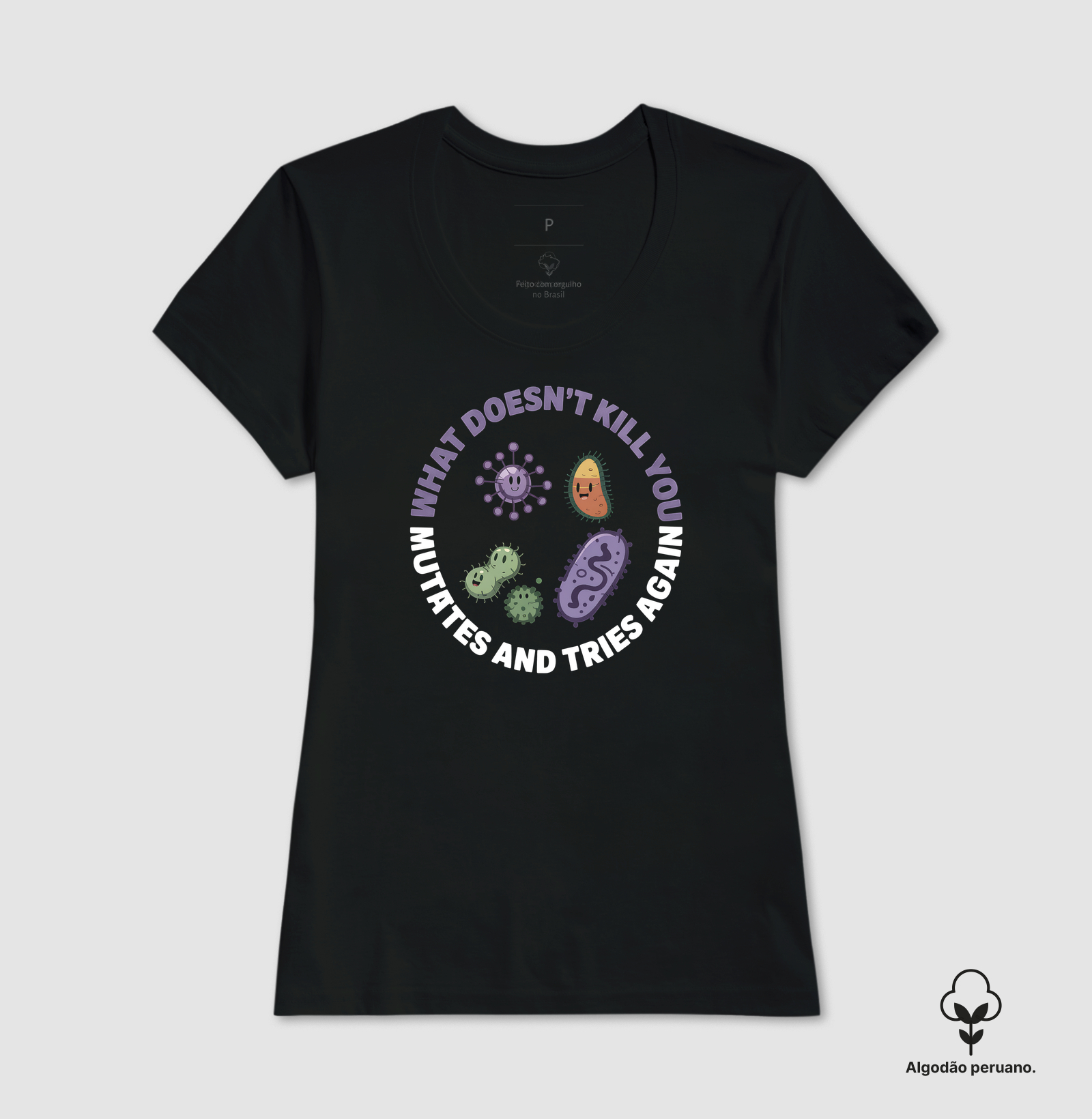 Camiseta Algodão Peruano Mutação Persistente - Imagem 3