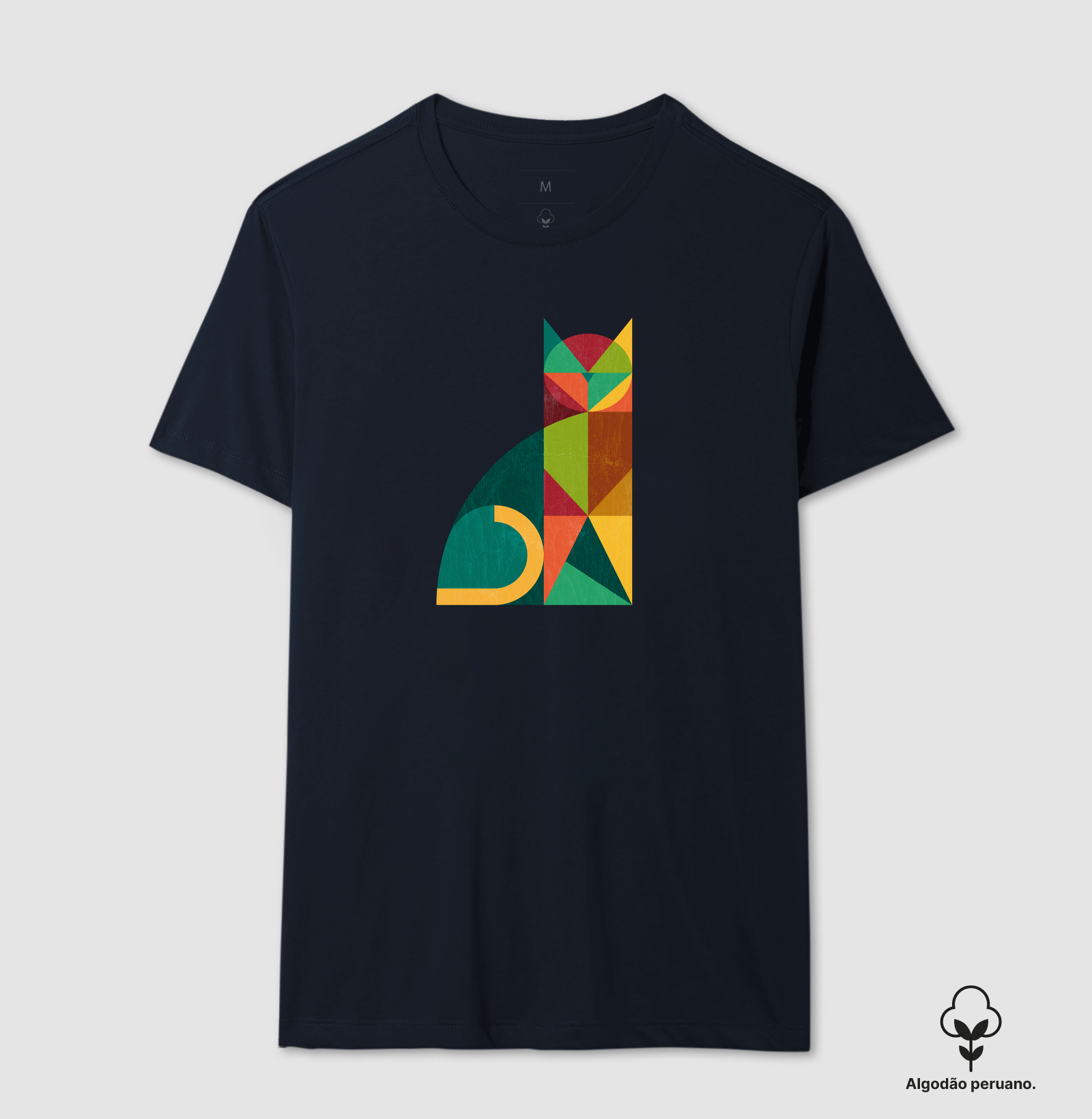 Camiseta Algodão Peruano Gatométrica - Imagem 7