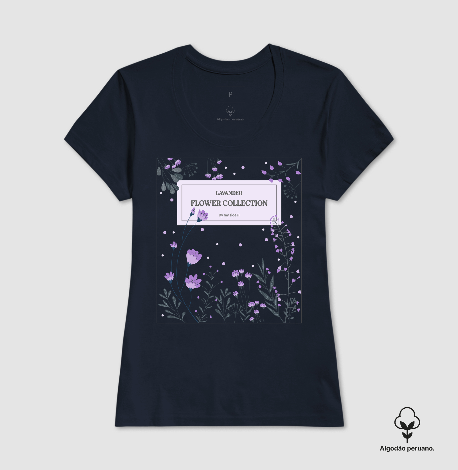 FLOR DE LAVANDA - Algodão Peruano - Imagem 9