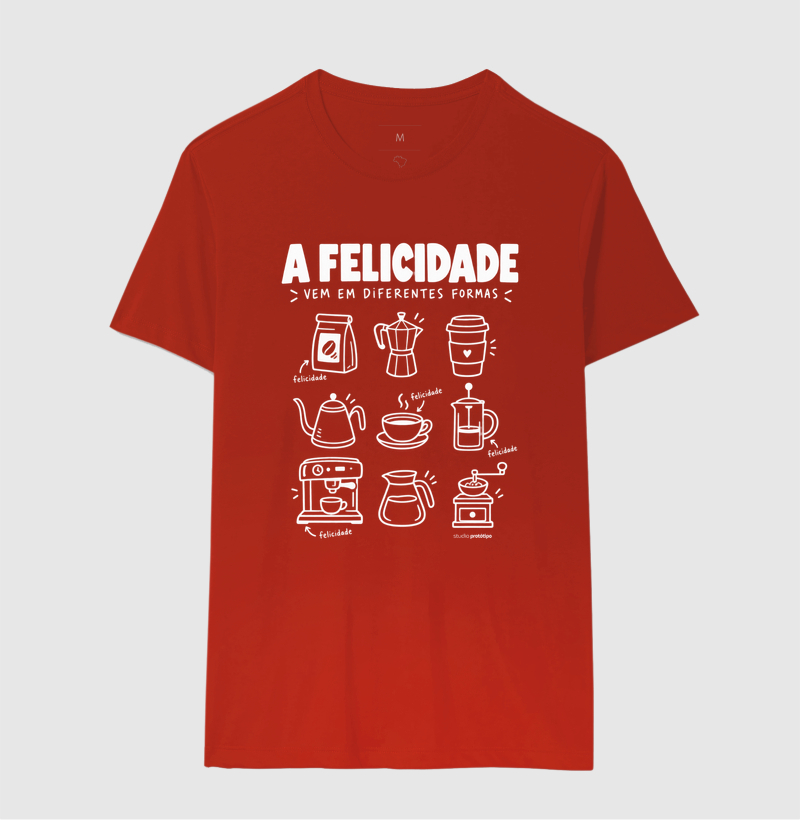 Camiseta A Felicidade Vem em Diferentes Formas - Imagem 10