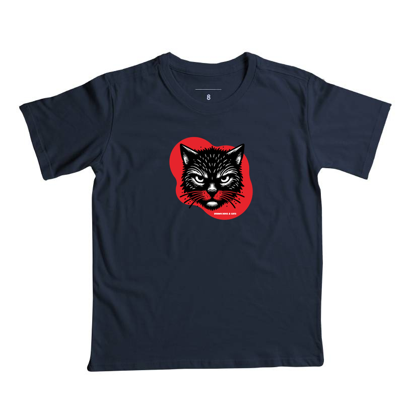 Gato preto e fundo vermelho - Imagem 2