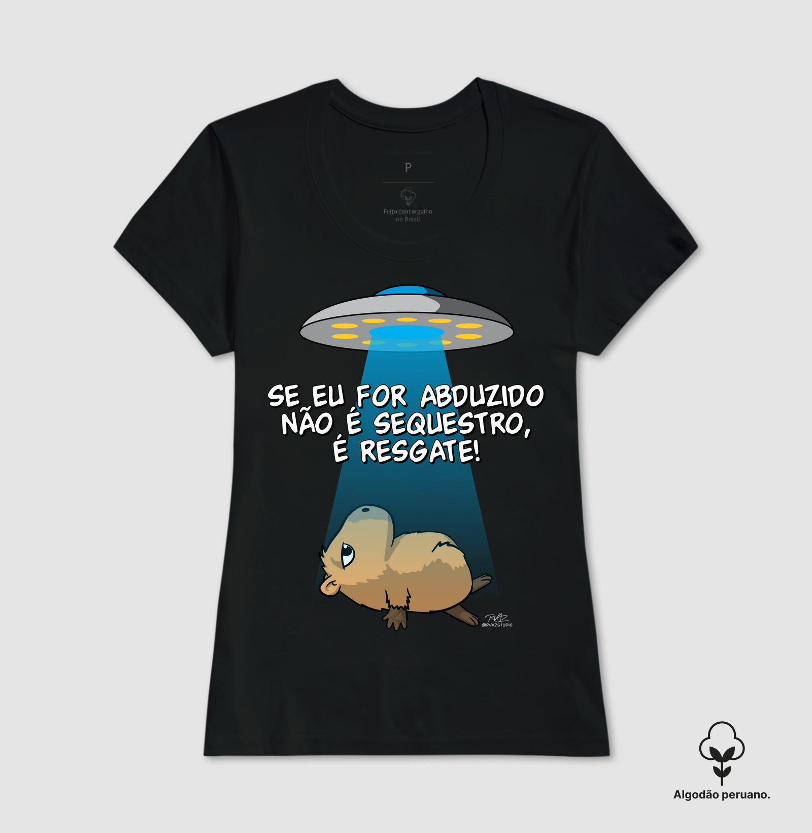 Camiseta Capivara Abduzido - Imagem 2