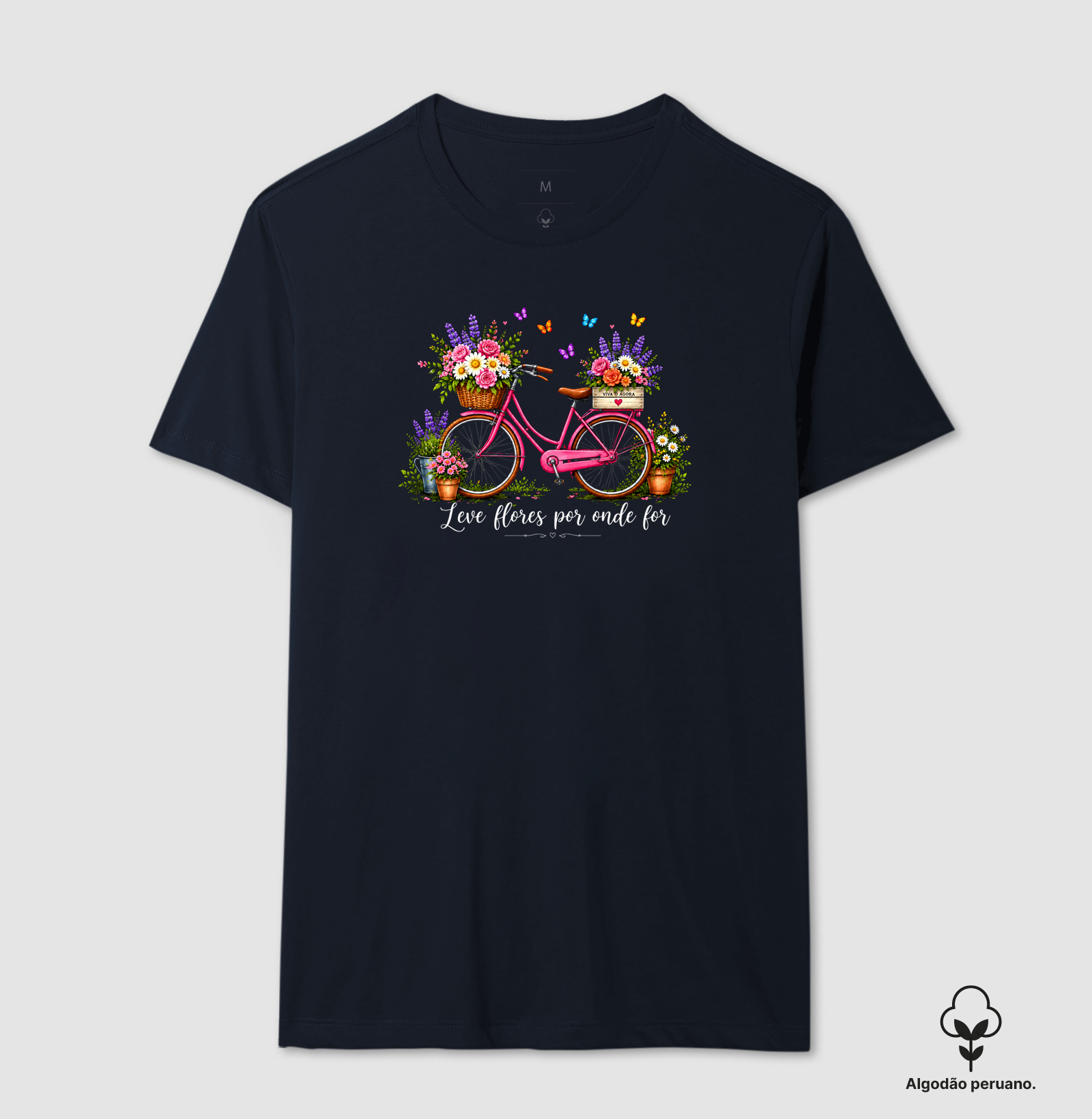 Camiseta Leve flores por onde for - Imagem 5