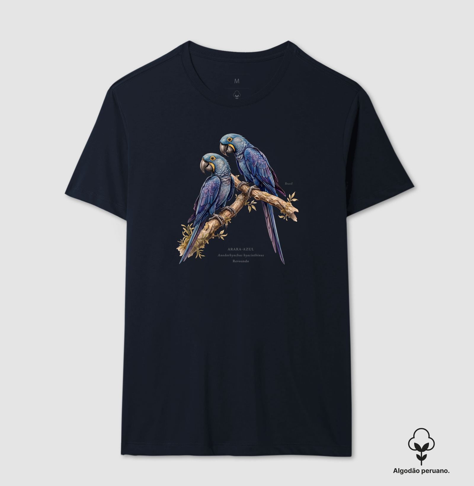 Naturalistas - Arara-azul - Algodão Peruano - Imagem 8