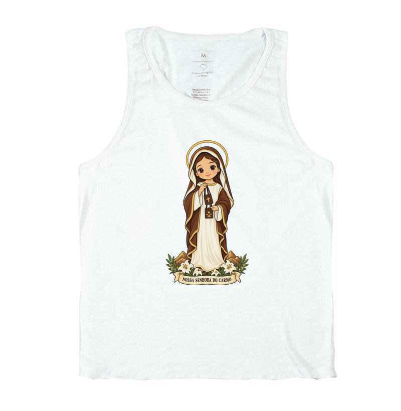 Nossa Senhora do Carmo estilo chibi - Imagem 2
