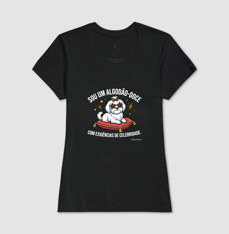 CAMISETA MALTÊS ALGODÃO-DOCE - Imagem 3