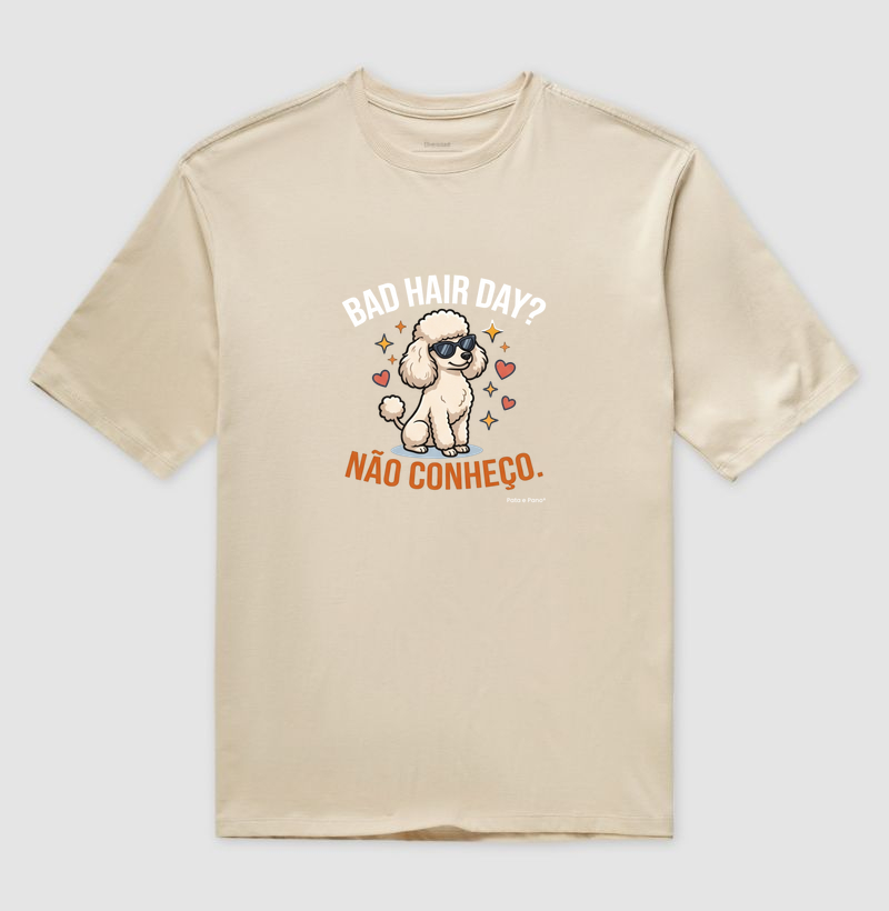 CAMISETA POODLE BAD HAIR - Imagem 3