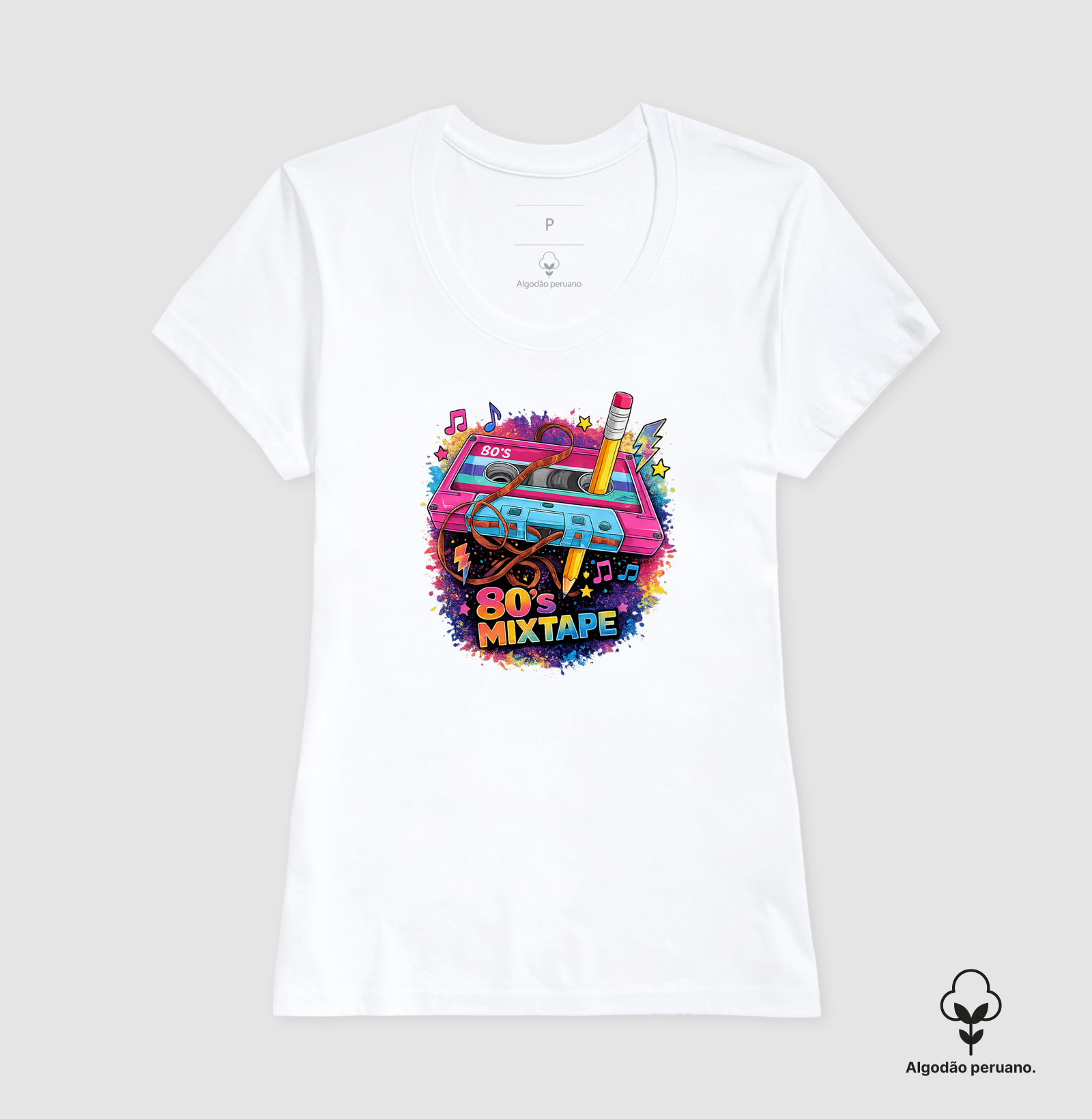 Camiseta Mix Tape Retro - Imagem 5
