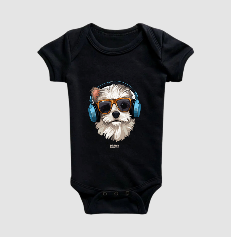 Shih Tzu de phone e óculos escuro - Imagem 5