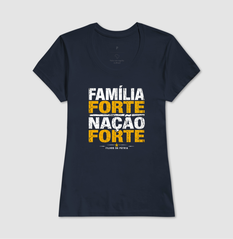 Camiseta Familia Forte Nação Forte |  Filhos da Patria - Imagem 6