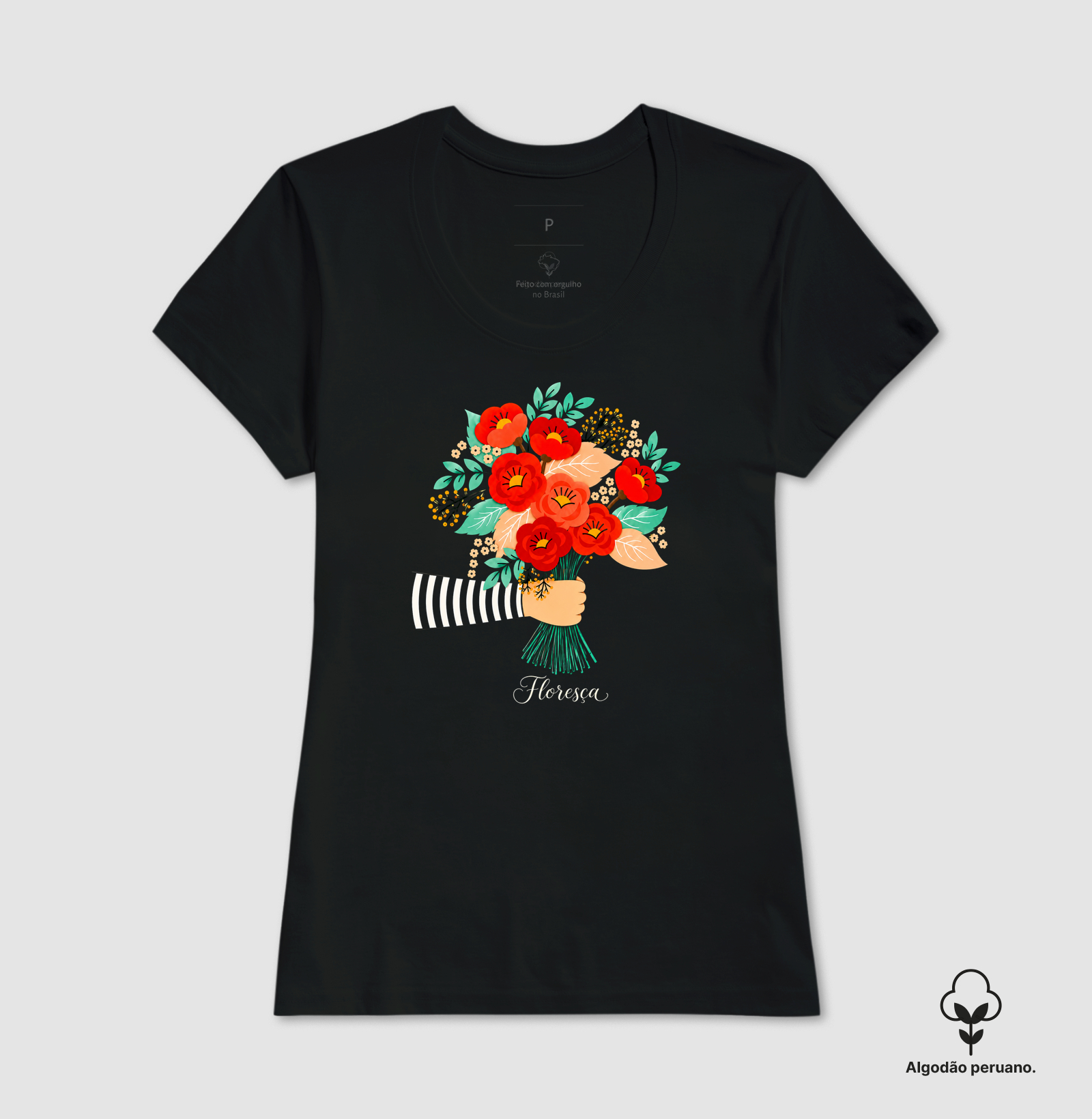 Camiseta Buquê de flores - Imagem 5