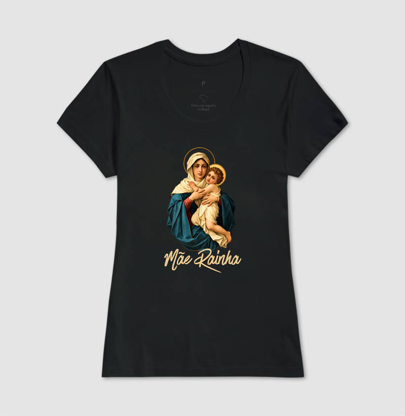 Camiseta Católica Mãe Rainha de Schoenstatt - Imagem 3