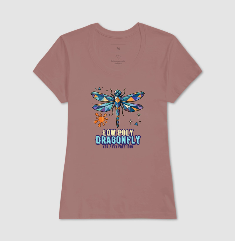 Camiseta Y2K Low Poly Dragonfly - Imagem 17