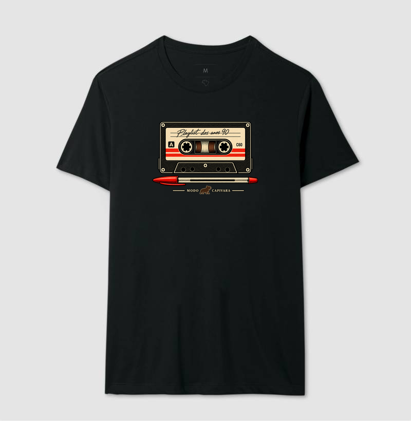 FITA CASSETE E CANETA  - Modo capivara - Camisetas - Imagem 4