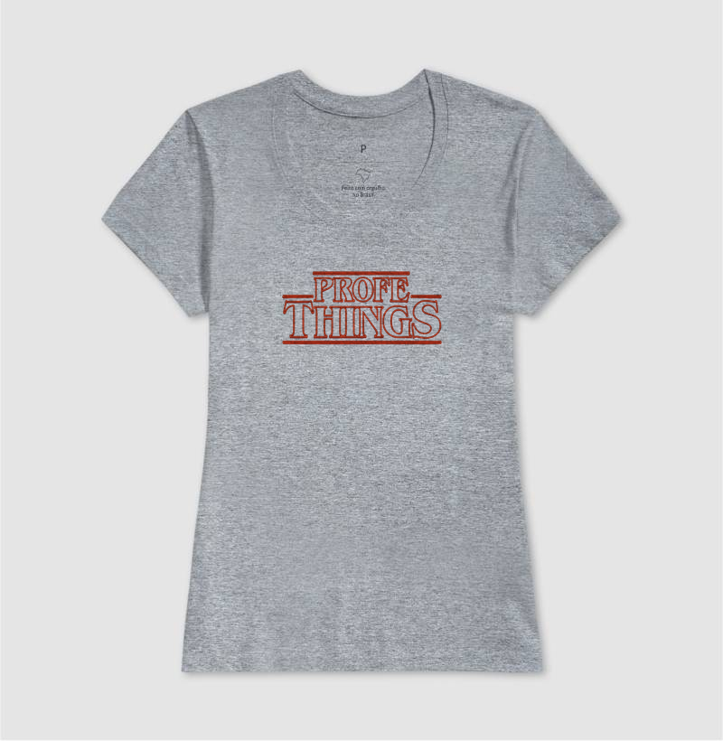 Camiseta Unissex Algodão Profe Things - Imagem 9