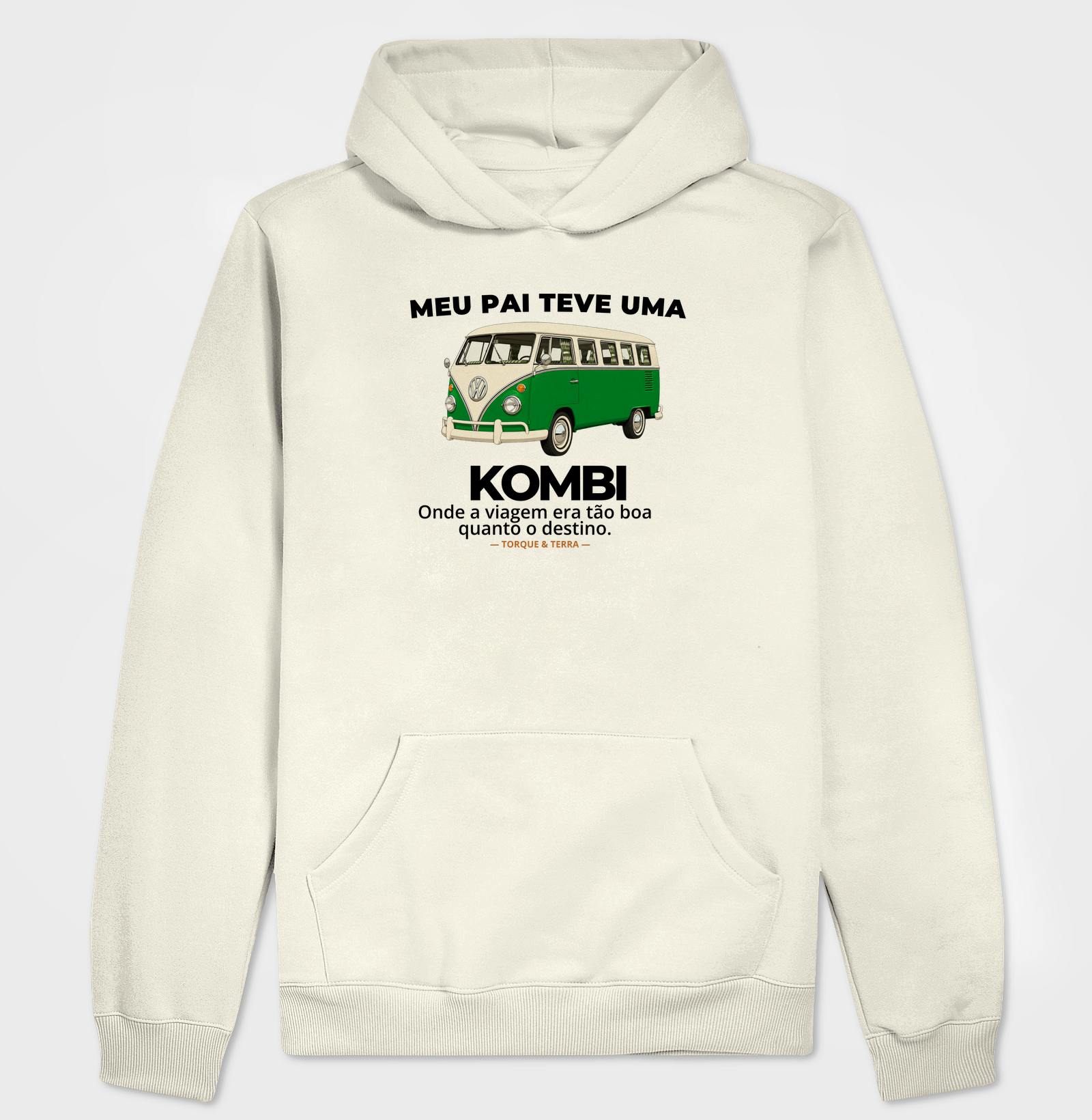 Meu pai teve uma - KOMBI - verde com off-white - Imagem 3