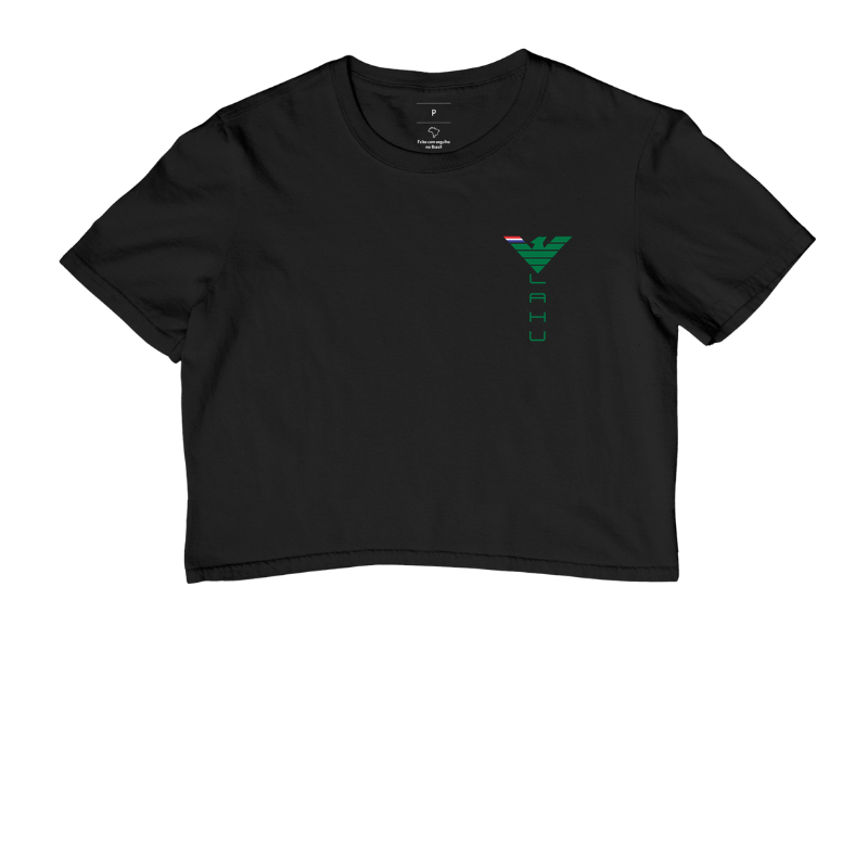 A estampa LAHU GREEN representa a força tranquila daqueles que sabem quem são e para onde estão indo. Com uma imponente águia verde simbolizando crescimento, confiança e liberdade, esta arte transmite uma mensagem de evolução constante e determinação. - Imagem 2
