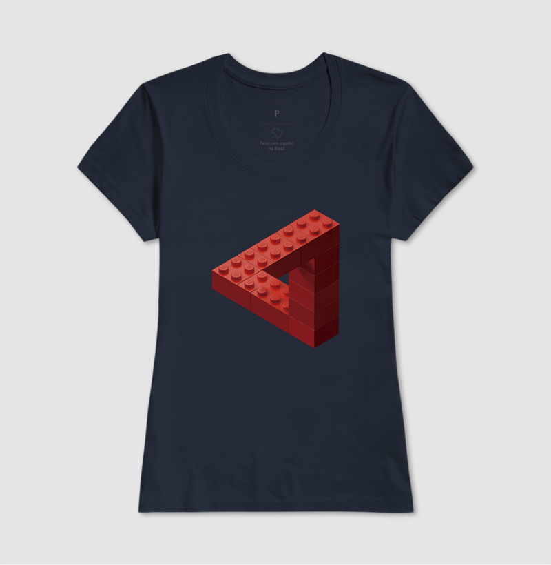 Camiseta Ilusão de Blocos - Imagem 7