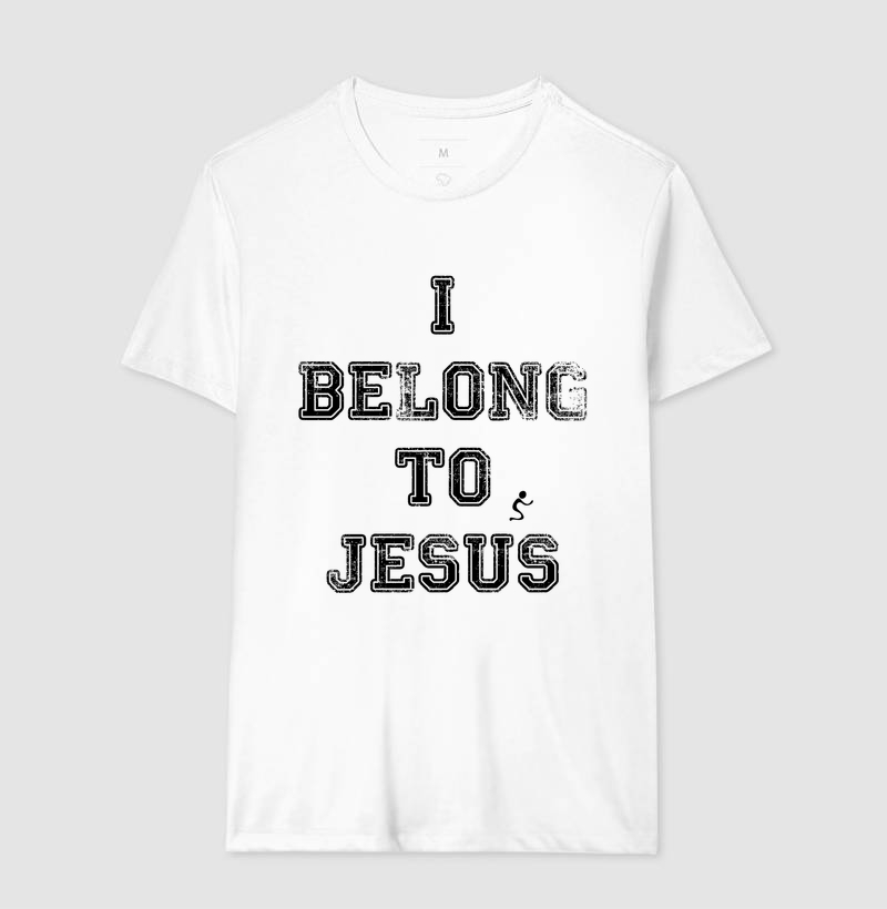 Camiseta Cristã I Belong to Jesus Pertenço a Jesus - Imagem 4