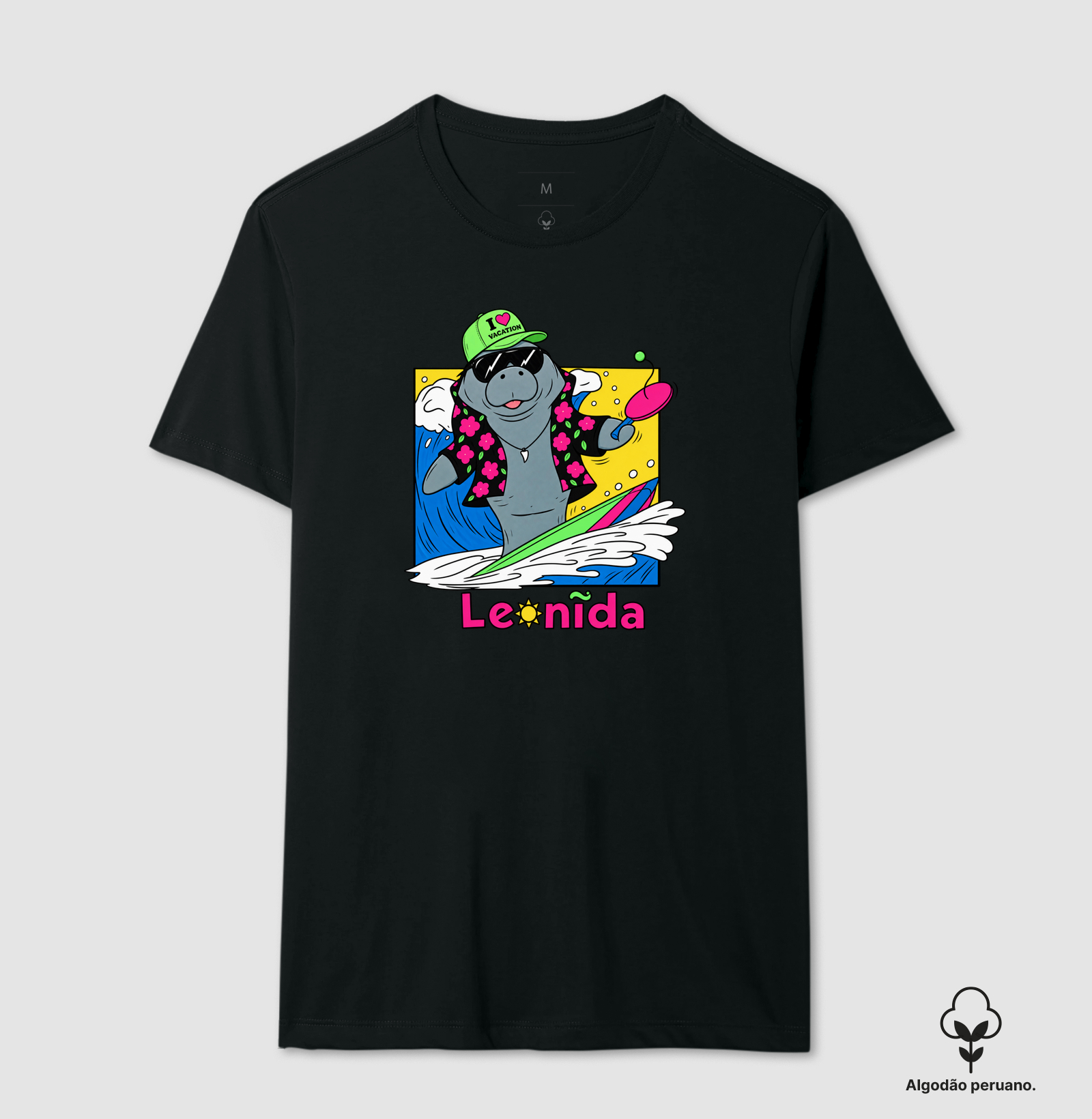 Camiseta GTA 6 Jason – Leonida Surf com Peixe Boi / Manatee - Imagem 5