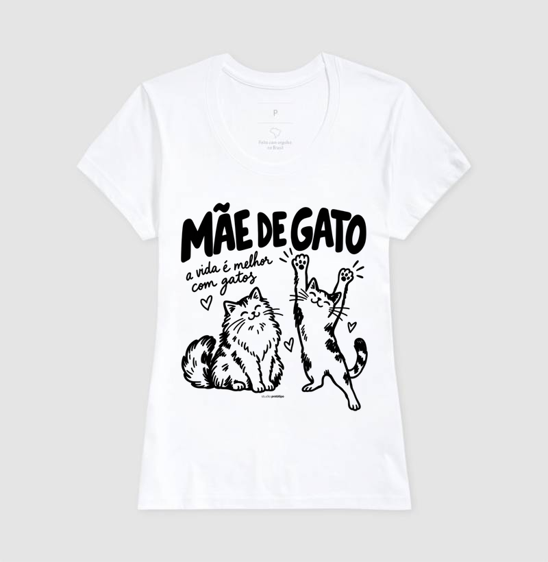 Camiseta Mãe de Gato - Imagem 5