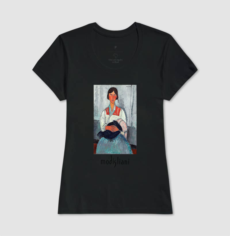 Camiseta Expressionista Italiana Modigliani  - Imagem 3