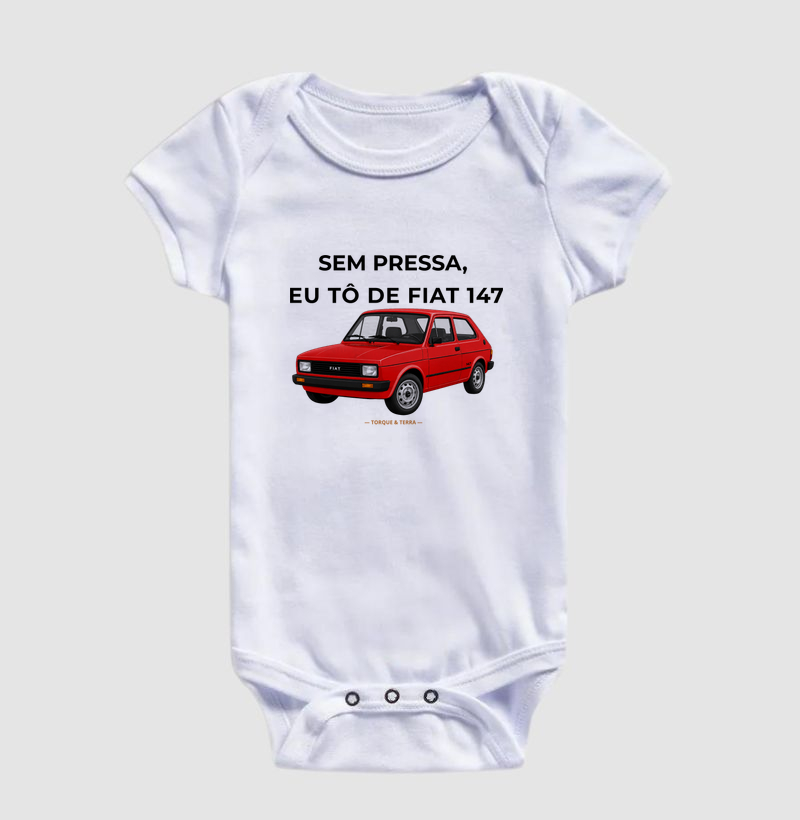 Sem pressa, eu tô de Fiat 147 - vermelho - Imagem 3