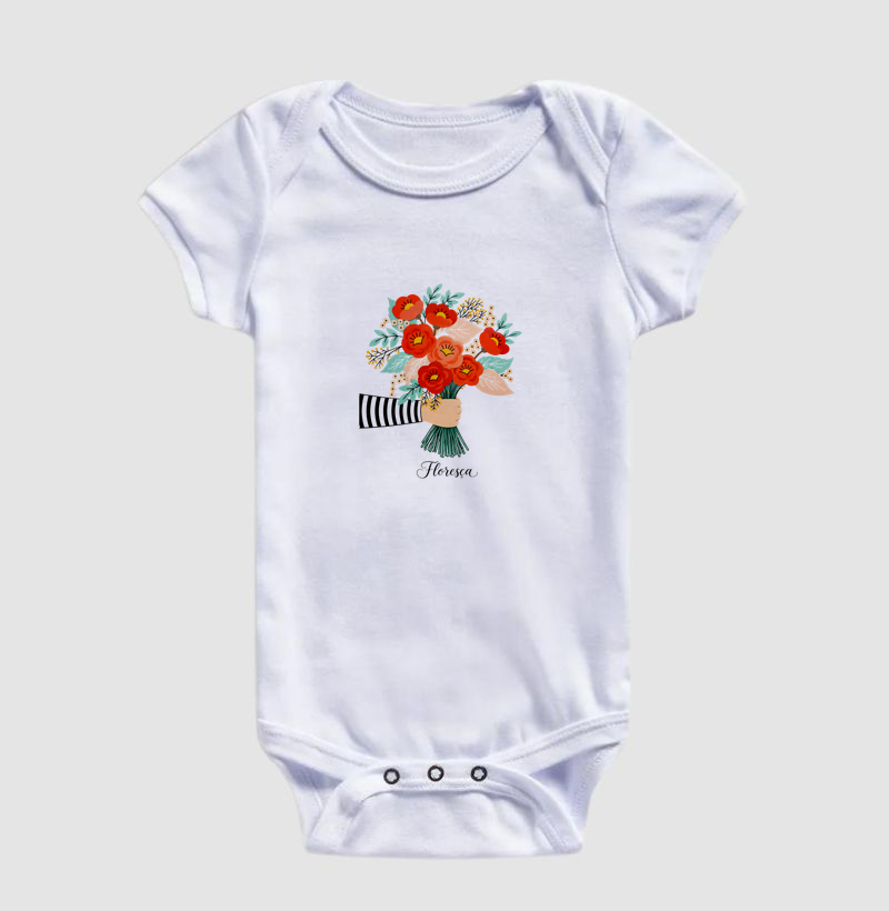 Camiseta Buquê de flores - Imagem 3