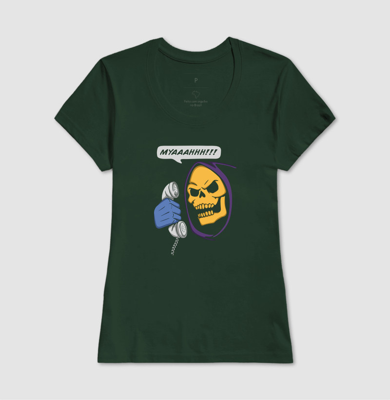 Camiseta Myah Phone Skeletor - Imagem 7