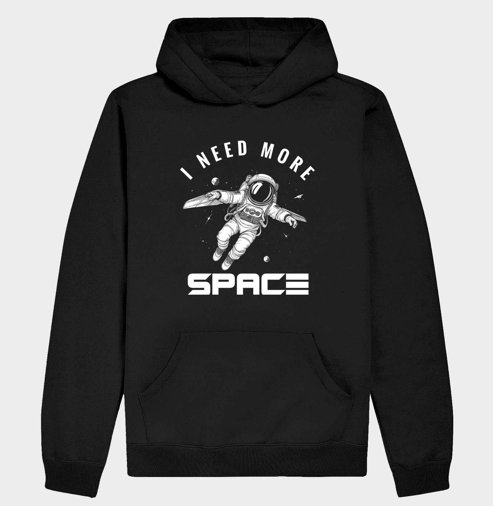 Moletom Hoodie Astronauta I Need More Space (Coleção Infinito) - Imagem 3